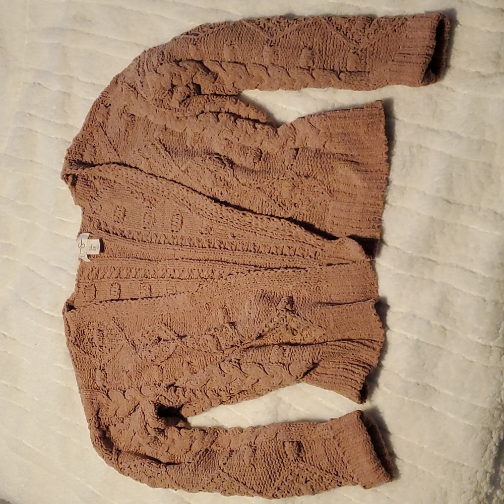 Jessica Simpson sweater, medium, mauve-rose color